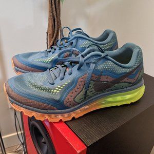 Men's NIKE AIR MAX NIGHT FACTOR ORANGE VOLT size 11.5 running shoes